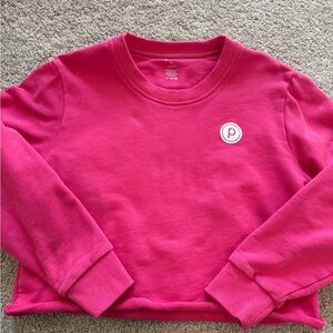 Pure Barre Bright Pink Crewneck Sweatshirt for Kids